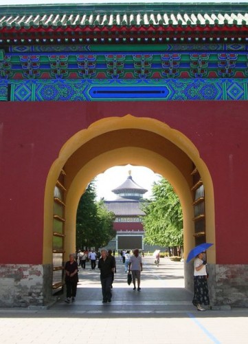 Ворота к Храму Неба. Пекин.